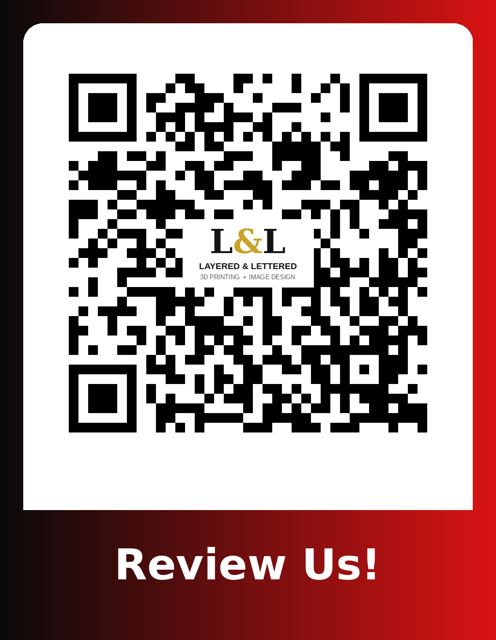 QR code linking to our Google review page